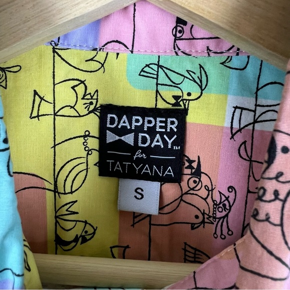 Dapper Day for Tatyana Button Shirt Small - Picture 4 of 5